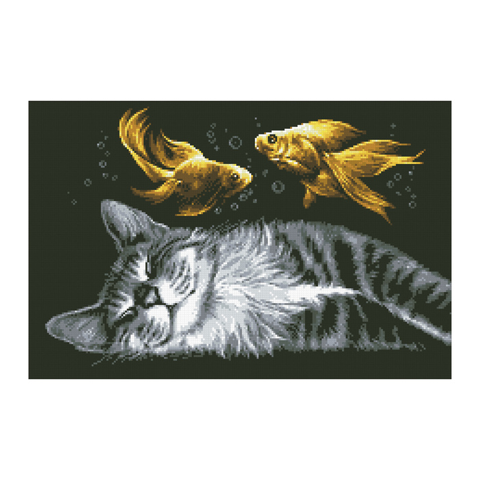 Набор алмазной вышивки "Золотые мечты"