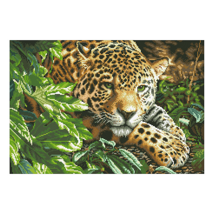 Набор алмазной вышивки "Ягуар"