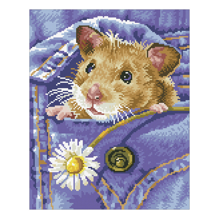 Набор алмазной вышивки "Хомячок"