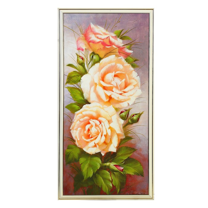 Картина "Три розы" 72*36 см