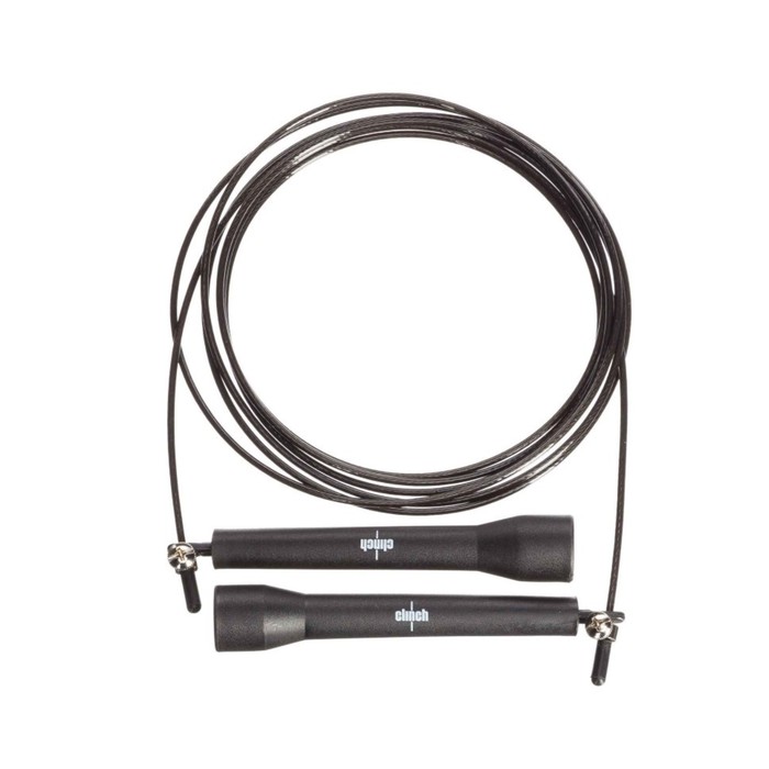 Скакалка скоростная CLINCH CROSSFI 300 см, цвет черный