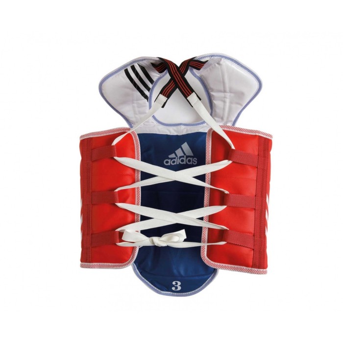 Двухсторонняя защита корпуса Chest guard размер L, цвет красный-синий