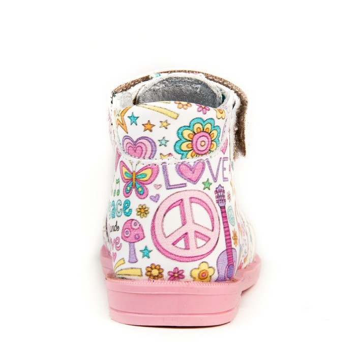 Ботинки ясельные профилактические арт. 8417, цвет белый, размер 19