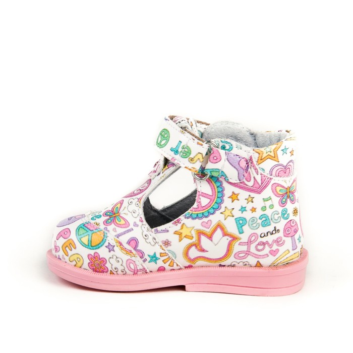 Ботинки ясельные профилактические арт. 8417, цвет белый, размер 21