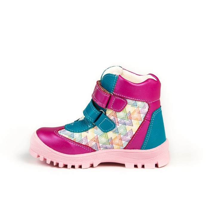 Ботинки дошкольные арт. 7037 (розовый/синий) (р.32)