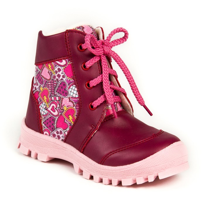 Ботинки дошкольные арт. 70422 (сангрия) (р.31)