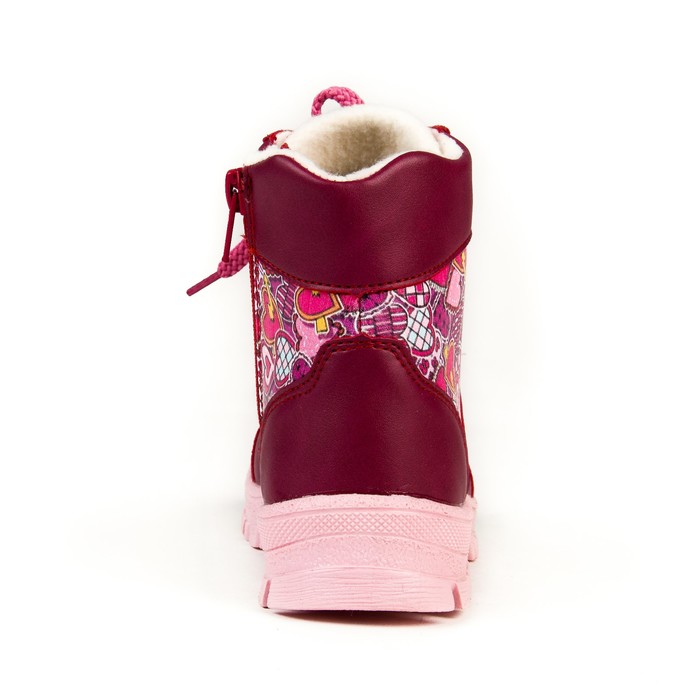 Ботинки дошкольные арт. 70422 (сангрия) (р.32)