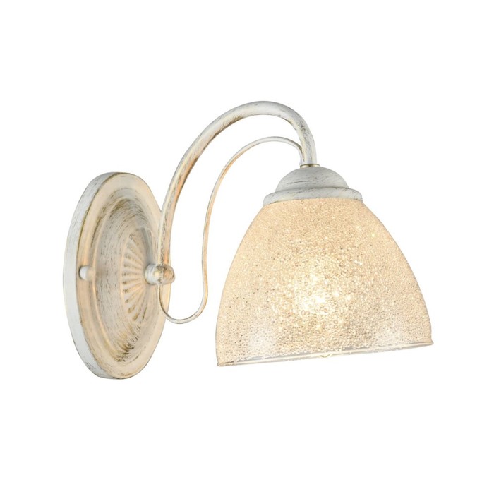 Бра Annette 1x60W E14 белое золото 25,4x14x19см