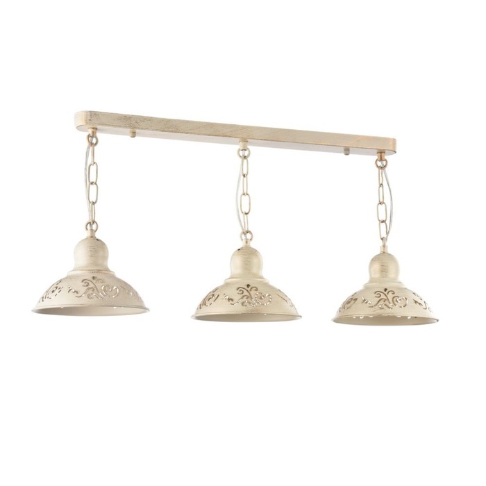 Светильник Benoit 3x60Вт E27 кремовое золото 18x69x115см