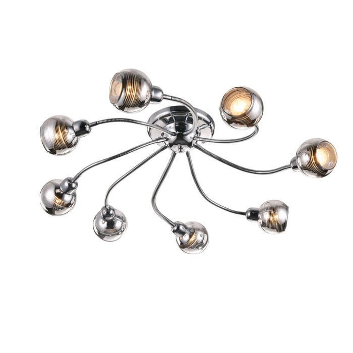 Люстра потолочная Cosmo 8x40W E14 хром 85x85x23см
