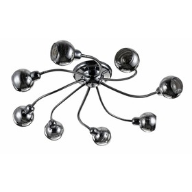 

Люстра потолочная Cosmo 8x40W E14 хром 85x85x23см