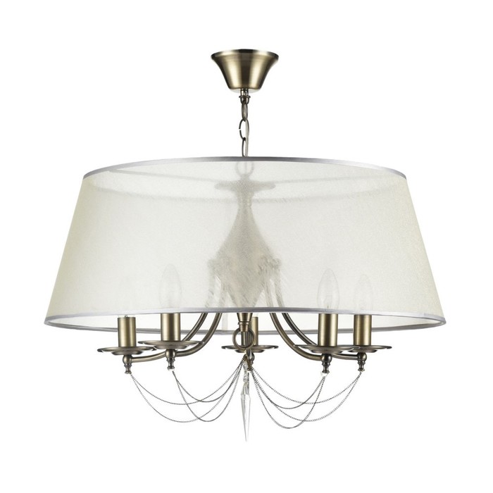 Люстра подвесная Garcia 5x40W E14 бронза 63x63x42,5см