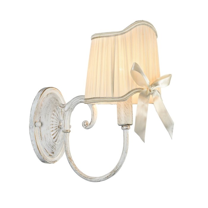 Бра Kate 1x40W E14 белое золото 29x15,2x29,3см