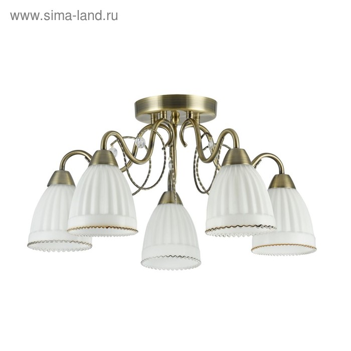 

Люстра Letizia 5x40Вт E14 бронза