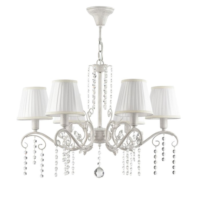 Люстра подвесная Liviano  6x40W E14 белый 64x64x44см