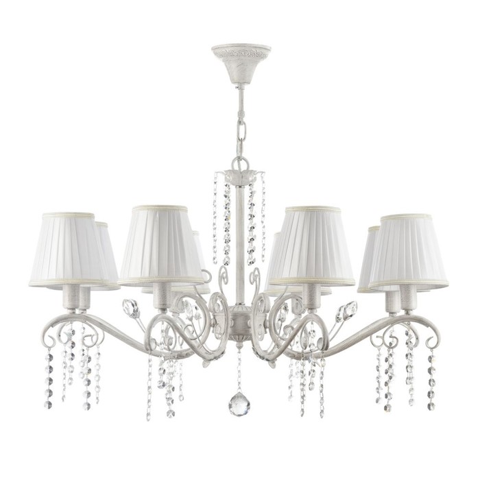 Люстра подвесная Liviano  8x40W E14 белый 78,2x78,2x44см