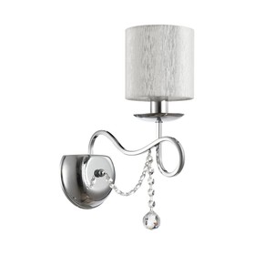 

Бра Morel 1x40W E14 хром 25,5x13x35см