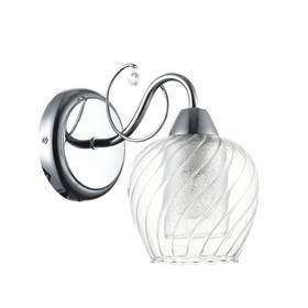 

Бра Nora 1x40W E14, хром 22,5x13x21 см