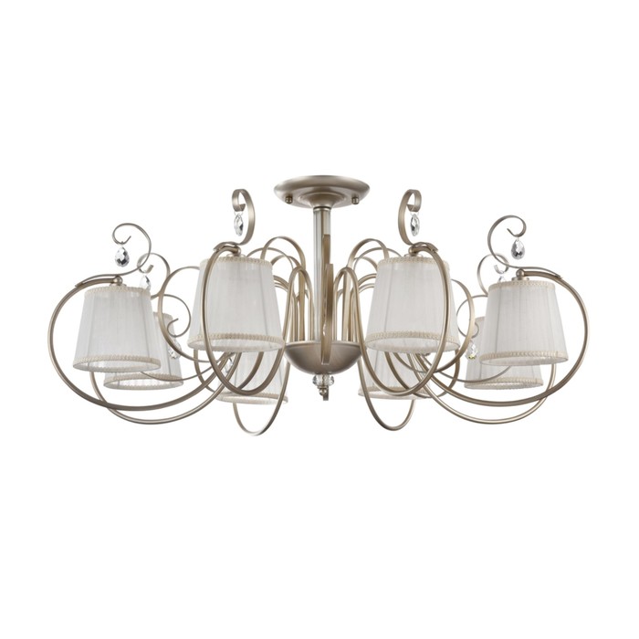 Люстра потолочная Simone 8x40W E14 шампань  99,9x99,9x42,6см