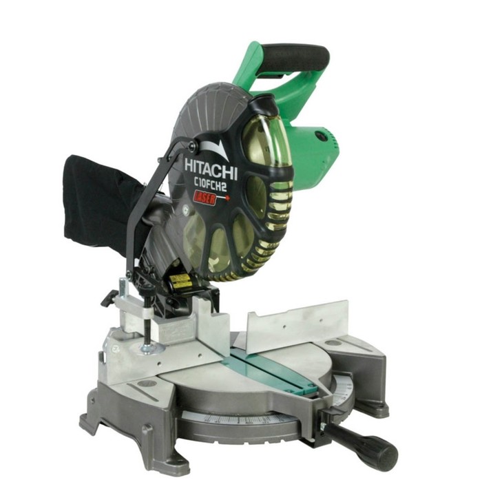 Пила торцовочная Hitachi С10 FCH2, 1520 Вт, 5000 об/мин, диск 255х30 мм, лазер