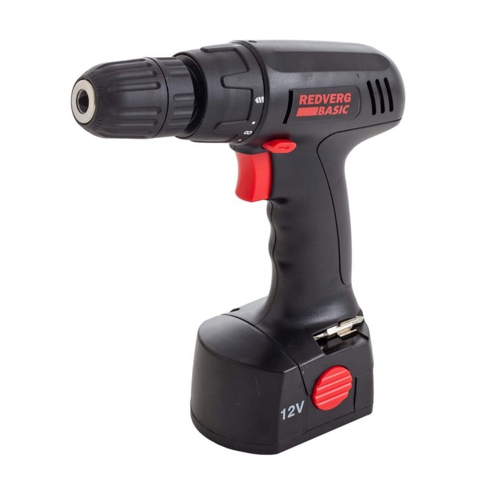 Дрель аккум. RedVerg RD-SD12 Basic, 12В, аккум. 0,8 Ач, 8 Нм, 550 об/мин, БЗП 10мм, реверс