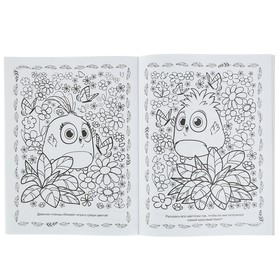 

Angry Birds. Hatchlings. Раскраска «Птенцы на природе»