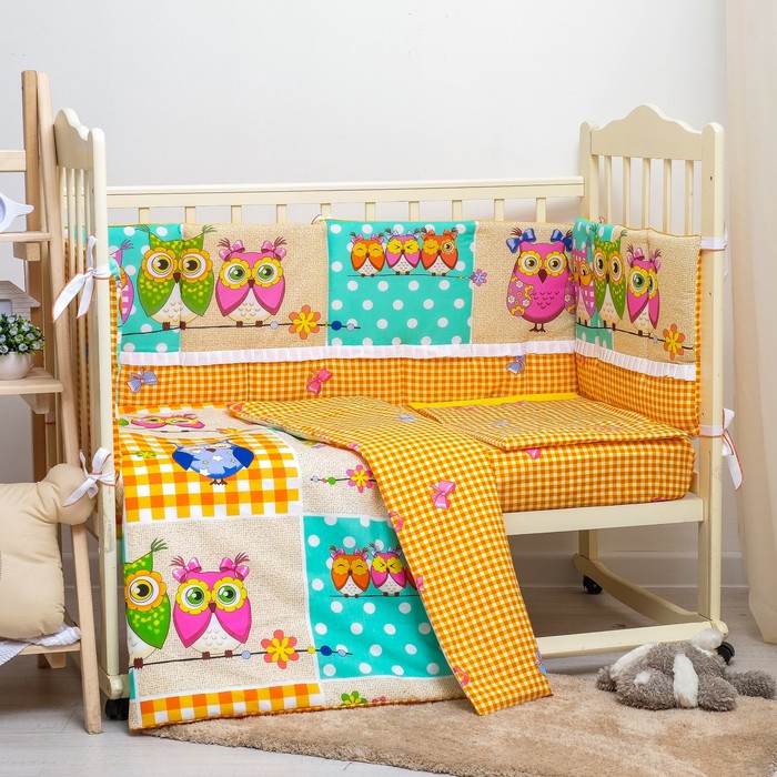 Комплект в кроватку (6 предметов) "Соня", бязь хл100%