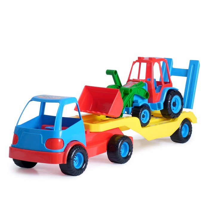 Грузовик "Монстер" + прицеп, с трактором