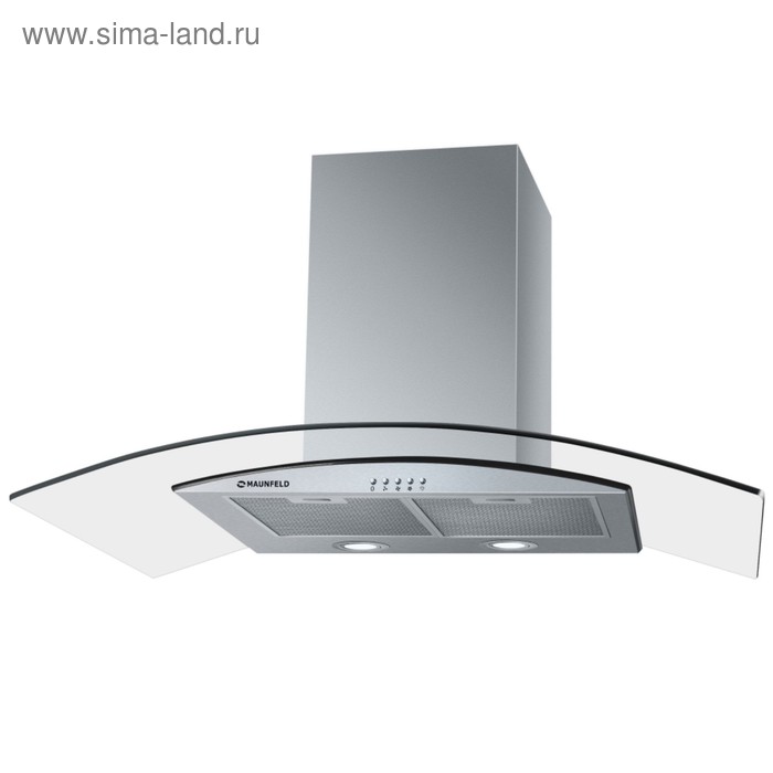 Вытяжка Maunfeld Ancona Plus A 90 каминная 600 м3ч 3 скорости 90 см серебристая 1599000₽