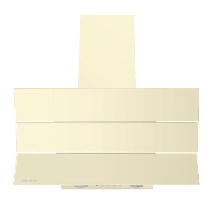 Вытяжка Maunfeld Cascada Mini 60, 3 скорости, 650 м³/ч, бежевое стекло