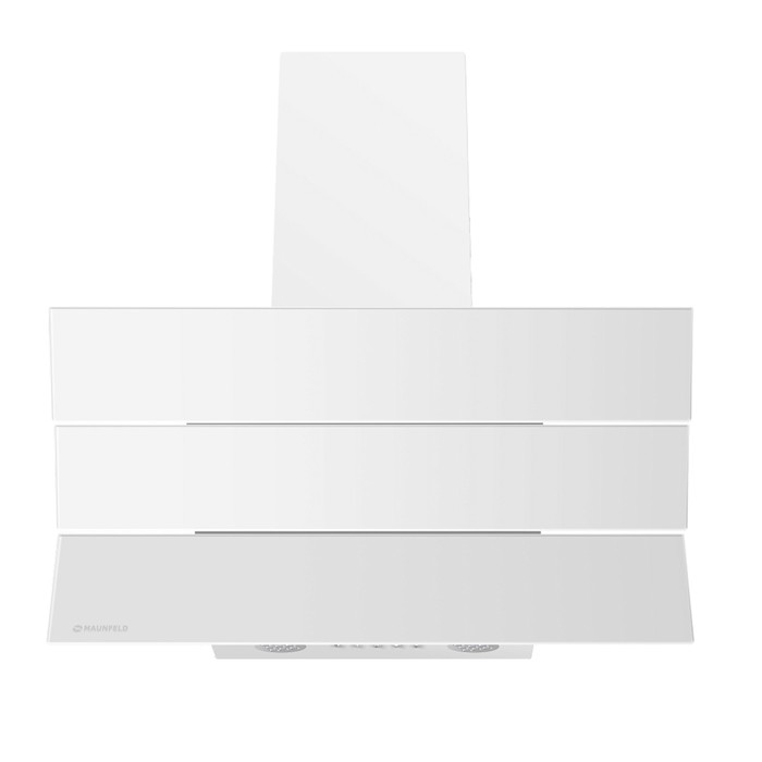 Вытяжка Maunfeld Cascada Mini 60, 3 скорости, 650 м³/ч, белое стекло