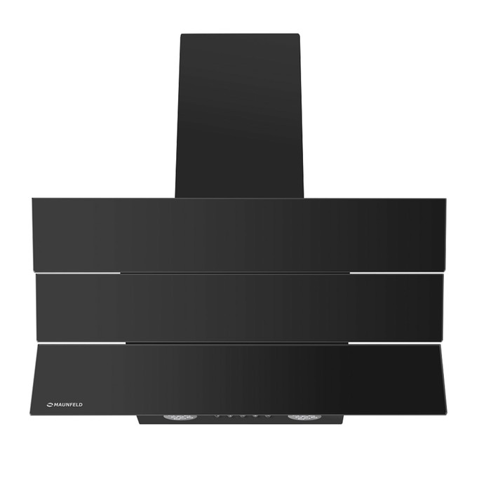 Вытяжка Maunfeld Cascada Mini 60, 3 скорости, 650 м³/ч, черное стекло