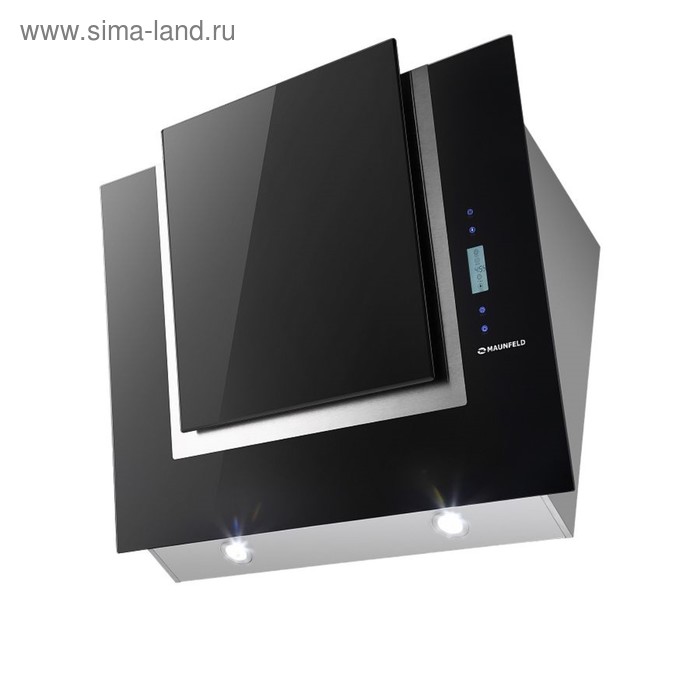 Вытяжка Maunfeld Enver 80 наколнная 1050 м3ч 3 скорости 80 см черное стекло 3999000₽