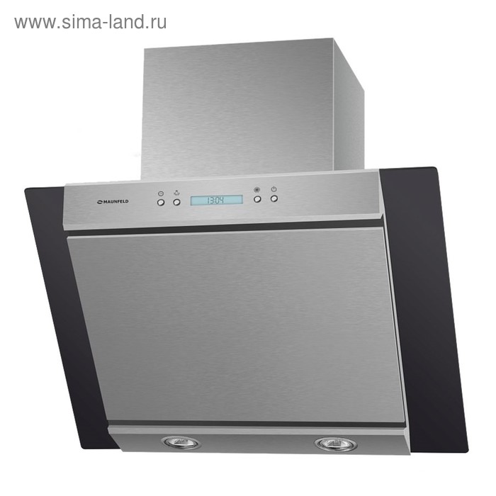 Вытяжка Maunfeld Gloria 60 3 скорости 1050 мч серебристыйчерное стекло 3199000₽