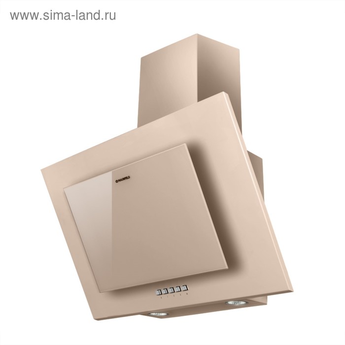 Вытяжка Maunfeld Tower С 60 наклонная 650 м3ч 3 скорости 60 см тёмно-бежевая 1249000₽