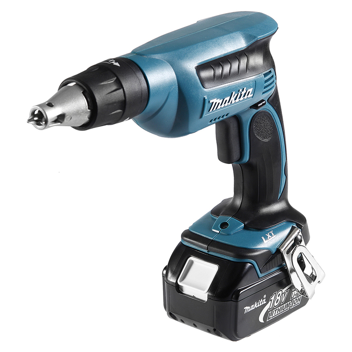 Шуруповерт Makita BFS 451 RFE, акк., 18В, 2х3Ач, 4000 об/мин, 6-ти гран. 1/4", реверс