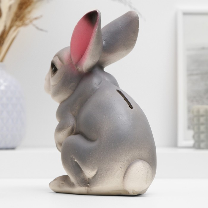 Копилка "Заяц средний" 13х10х20см