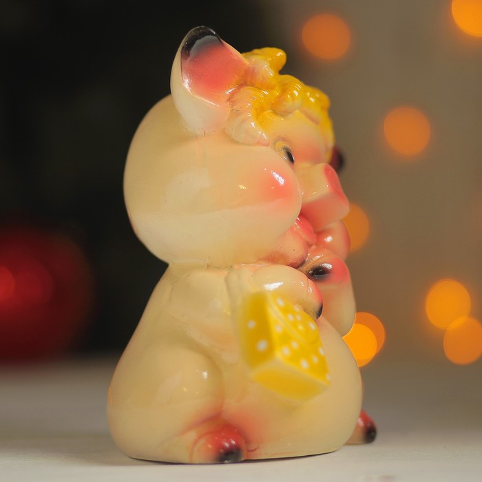 Копилка "Поросенок с сумкой"