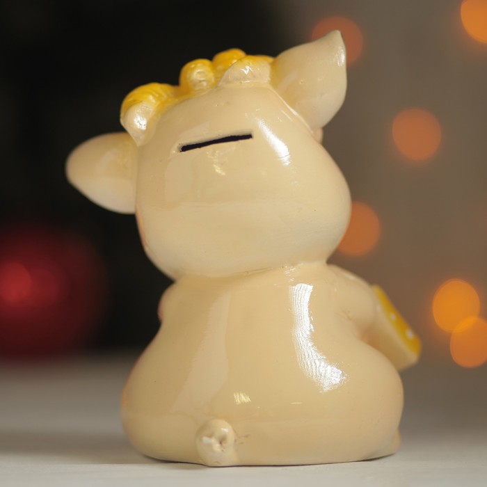 Копилка "Поросенок с сумкой"