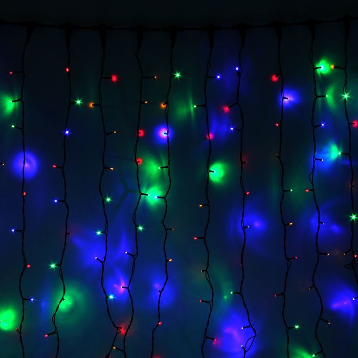 Гирлянда "Занавес"улич.УМС, Ш:2 м, В:9 м,Н.Т.2W LED-1800-220V,БЕЗ контр.фикс МУЛЬТИ УЦЕНКА