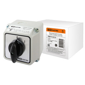 

Переключатель кулачковый TDM КПУ38-10/2098 (0-1 3р), SQ0715-0121