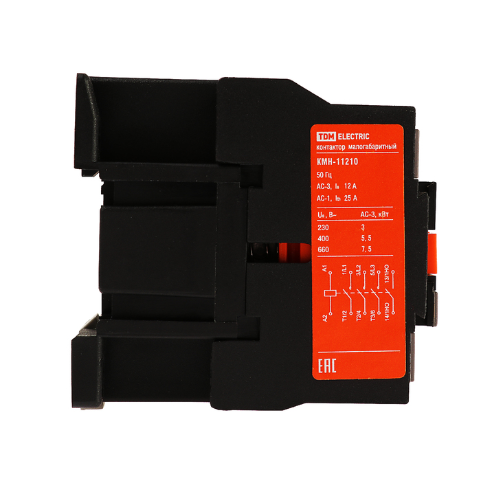 Контактор TDM КМН-11210, 12 А, 230 В/АС3, 1НО, SQ0708-0006