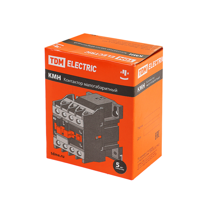 Контактор TDM КМН-22510, 25 А, 230 В/АС3, 1НО, SQ0708-0014