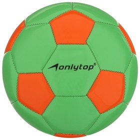 Мяч футбольный, размер 2, машинная сшивка, 2 подслоя, PVC, цвета МИКС от Сима-ленд