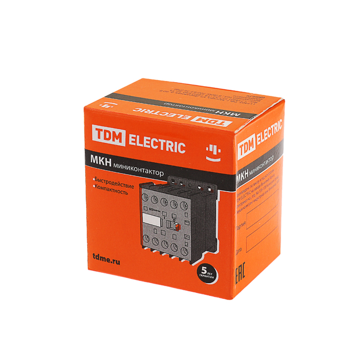 Миниконтактор TDM МКН-11210, 12 А, 230 В, 1НО, SQ0736-0005