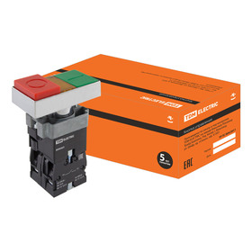

Кнопка TDM BW8465 I-O, сдвоенная, с подсветкой, 1з+1р, SQ0704-0057