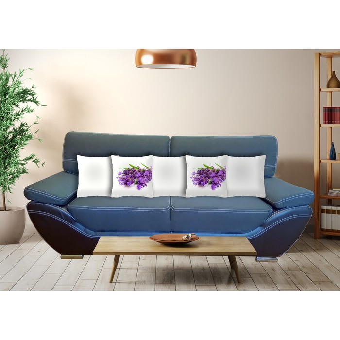 Комплект декоративных подушек "Сирень" размер 40х40 см-5 шт.