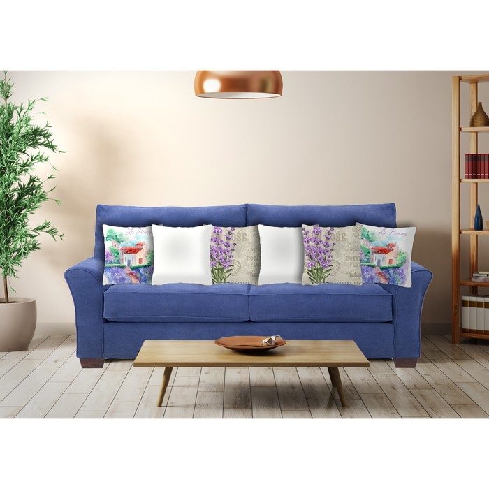 Комплект декоративных подушек "Прованс 1", размер 40х40 см-6 шт.