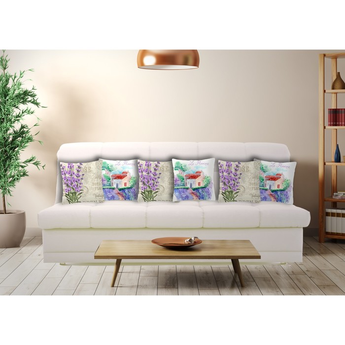 Комплект декоративных подушек "Прованс 2", размер 40х40 см-6 шт.