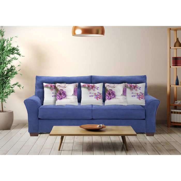 Комплект декоративных подушек "Нежный натюрморт 3", размер 40х40 см-5 шт.